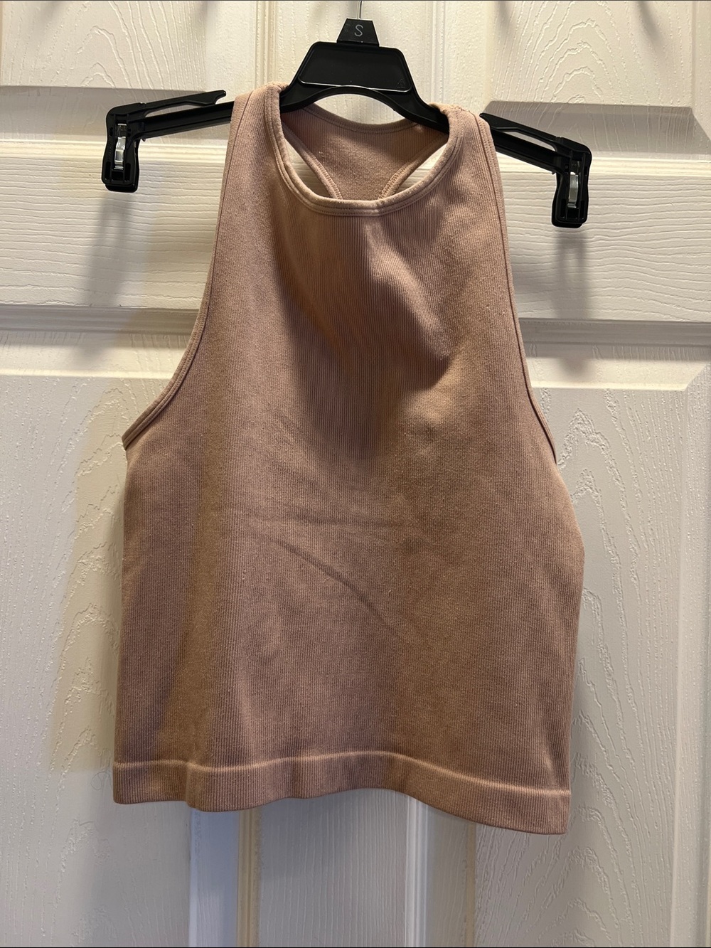 Intimately Free People Mock Neck Cropped Tank Top - Dusty Mauve